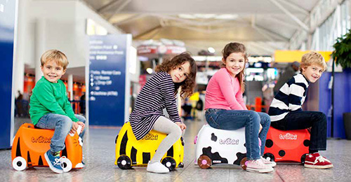 Trunki<br>à la fois valise pour les enfants<br>porteur et jouet - Envie  d'ailleurs Magazine